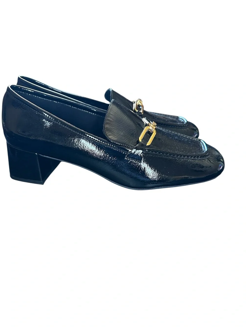 Jeffrey Campbell Archive Black Patent Block Heel Pump. Sz: 11